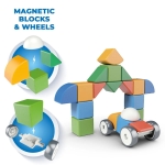 Магнитен конструктор Geomag - Magicube, Малък свят, 25 части