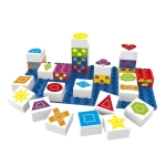 Конструктор BioBuddi - Кубчета с геометрични фигури, 27 части