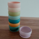 Силиконова купичка за хранене с вакуум Sassi - Динозавър