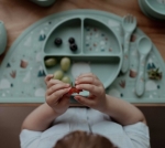 Силиконова чиния за хранене с вакуум - Sassi, Октопод