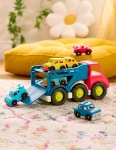 Детска играчка Battat - Автовоз с 6 колички