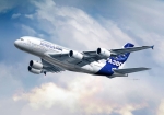 Модел за сглобяване Revell - Самолет Airbus A380, 48 части