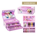 Комплект за рисуване Cerda Hello Kitty - В куфарче на 3 нива