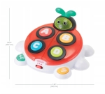 Бебешка играчка Infantino - Калинка, Азбука и цветове