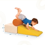 Комплект модулни форми от пяна Battat - Жълто-оранжеви, 3 части