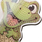 Комплект за диамантена бродерия Craft Buddy - Crystal Art Buddies, Алигатор