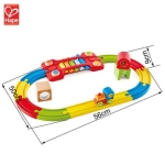 Дървен игрален комплект Hape - Сензорна железница