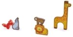 Дървен пъзел Hape - Царството на животните, 22 части