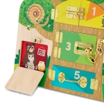 Дървена дъска с активности Battat - Резета и ключалки