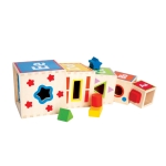 Дървена играчка Hape - Пирамида за сортиране