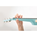 Дървена играчка Hape - Укулеле Rock n Roll, Синьо