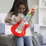 Дървена музикална китара Hape - Baby Einstein, Червена