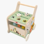 Дървена проходилка с активности Tiny Love - Farmers Funday, 12 m+