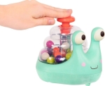 Детска играчка Battat - Светещ пумпал, Охлюв