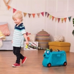 Детски куфар 2 в 1 Battat - Коте, Син