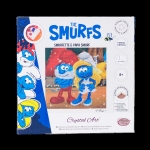 Диамантен гоблен Craft Вuddy - Смърфиета и Татко Смърф