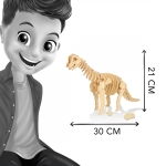 Образователен пъзел Buki France - 3D Брахиозавър