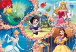 Двулицев пъзел Lisciani - Disney Princess, 2 x 60 части