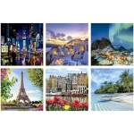 3D пъзел 6 в 1 Educa - Пътуване