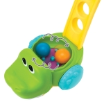 Играчка за бутане Infantino - B Kids, Крокодил с топчета