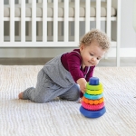 Пирамида с рингове за подреждане Infantino - Синя