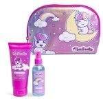 Комплект за баня Martinelia - Little Unicorn, Несесер с душ гел и спрей за тяло
