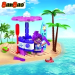 Конструктор BanBao - Бар на плажа, 61 части