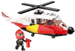 Конструктор Qman - MineCity, Спасителен вертолет, 91 части