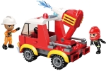 Конструктор Qman - MineCity, Пожарен автомобил, 110 части