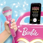 Детско караоке с микрофон Lisciani - Barbie, Bluetooth