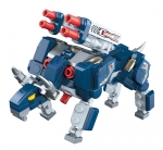 Конструктор Qman - Mechanical Beasts, Куб с бронирани чудовища, 177 части