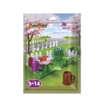 Мини конструктор BanBao - Градина с цветя, 25 части