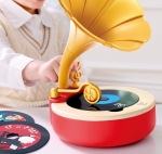 Музикална играчка Hape - Ретро грамофон