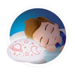 Нощна лампа - проектор Buki France - Сменящи се светлини