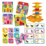 Образователен комплект 4 в 1 Lisciani - Пъзел & Игри