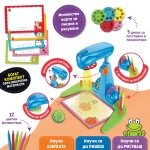 Образователен комплект Lisciani -  Училище по писане с LED прожектор