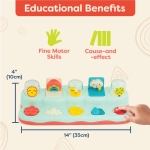 Образователна играчка Battat - Изскачащи елементи