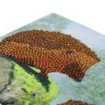 Поздравителна картичка с диамантен живопис Craft Buddy - Таралежчета