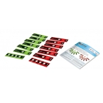 Научен комплект Buki France - Предметни стъкла с проби за микроскоп, 20 броя