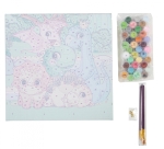 Рисуване по номера Craft Buddy - Семейство динозаври