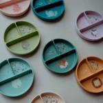 Силиконова чиния за хранене с вакуум - Sassi, Октопод