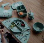 Силиконова купичка за хранене с вакуум Sassi - Динозавър