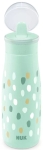 Чаша NUK - Mini-Me Flip, 450 ml, 12+ месеца, Зелена на точки