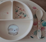 Силиконова чиния за хранене с вакуум - Sassi, Октопод