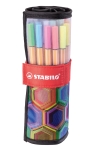 Комплект тънкописци Stabilo - Point 88, Arty, 25 цвята