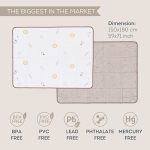 Двустранна подложка за игра с топки Taf Toys - Fold ′n Fun, Тъмно синя