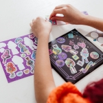 Комплект стикери Totum - Monster High, 4 части