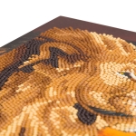 Творчески комплект Craft Buddy - Лъвове в саваната, Направи сам, Тетрадка с диамантена корица