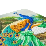 Творчески комплект Craft Buddy - Паун, Направи сам, Тетрадка с диамантена корица