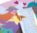 Творчески комплект Hape - Книжка за апликации с фолио, Феи